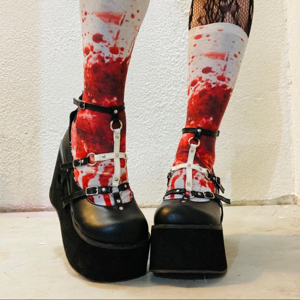 Demonia Kera-09 Platform Mary Janes